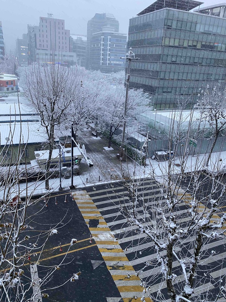 First snow of 2020