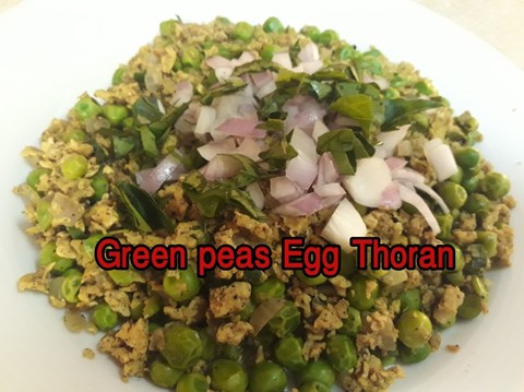Green Peas Egg Thoran