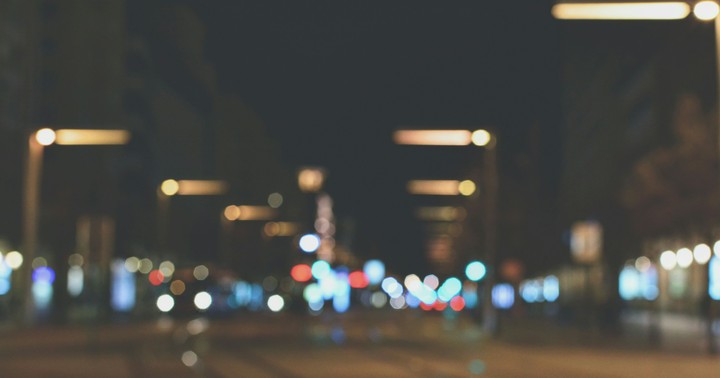 Blurred lights