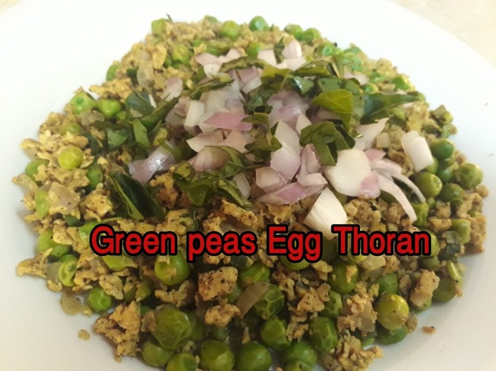 Green Peas Egg Thoran