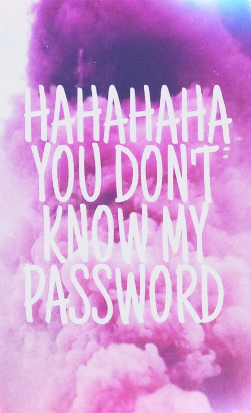don't know password