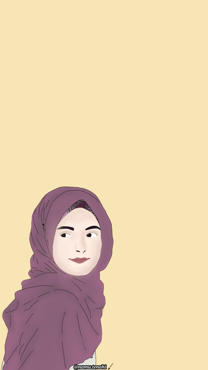 hijab drawing