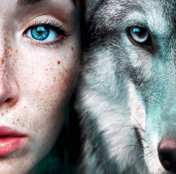 loup et fille