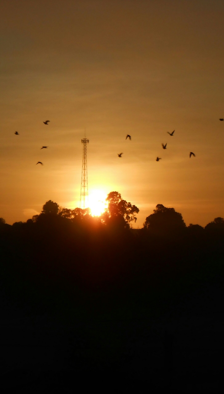 amanhecer do sol