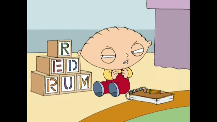 Read Letters backwards and from bottom, MURDER. (Horizontal)
