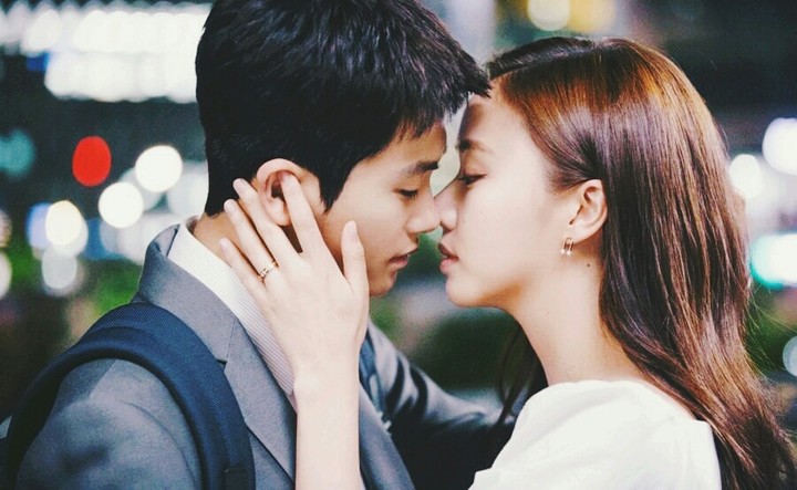 Park Hyung Sik and Ko Sung Hee's kiss scene