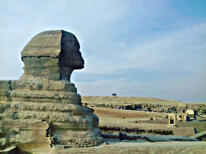 Статуя Сфинкса. Египет. / A statue Sfinks, Egipt.