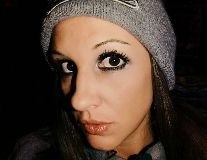 Late, cold night Selfie! need chapstick!