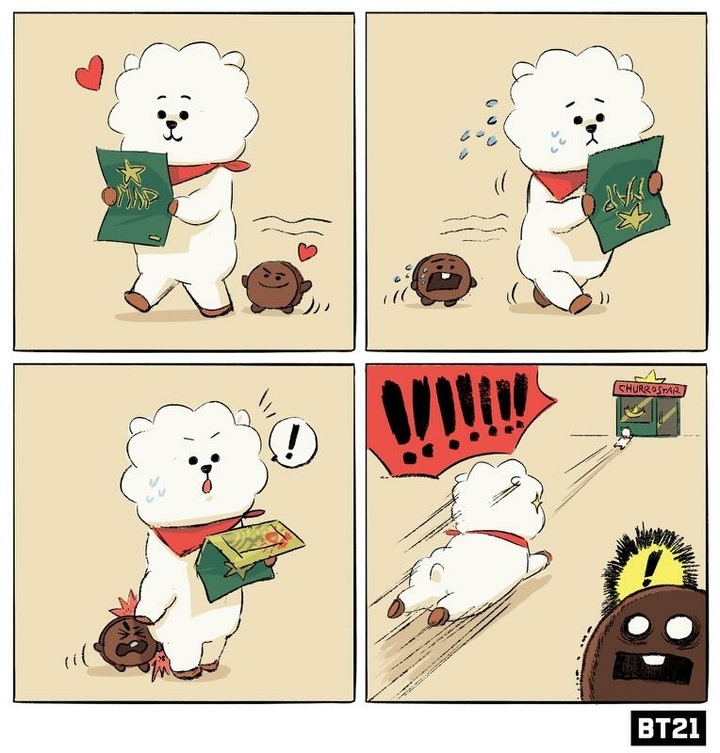 BT21 short comic strip