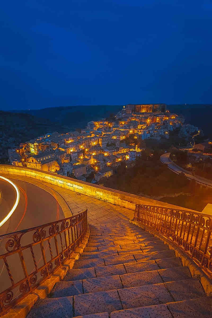 Ragusa Ibla by night