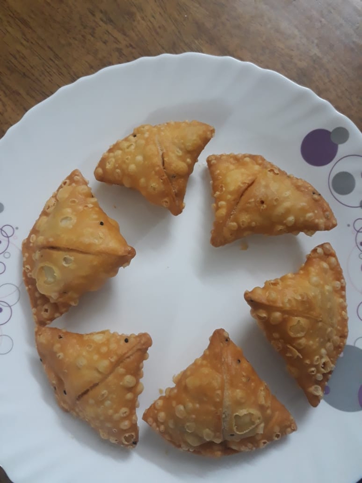 samosa hand made by my di