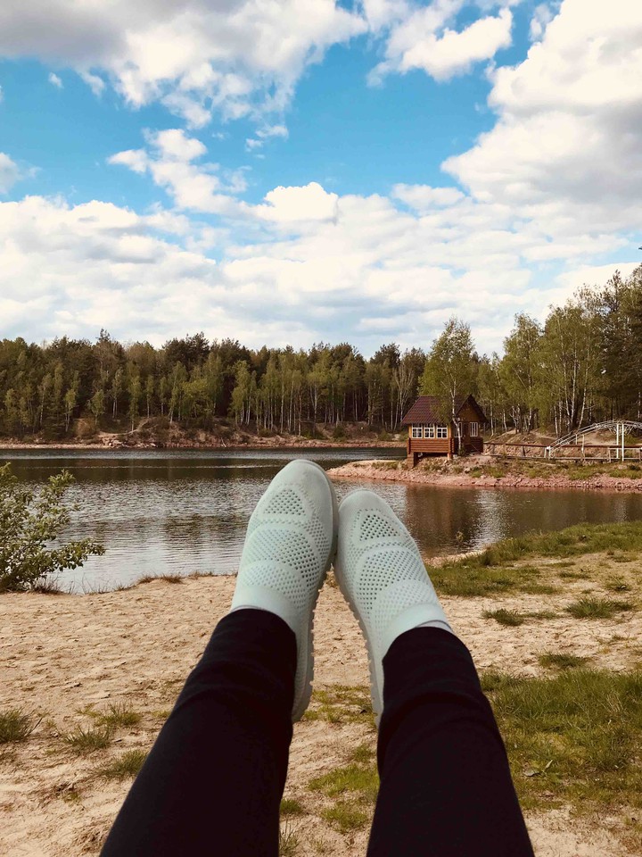 лес
