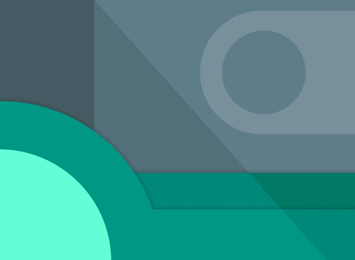 Teal on blue grey