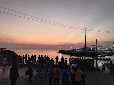 sunset, sea Hintergrundbilder