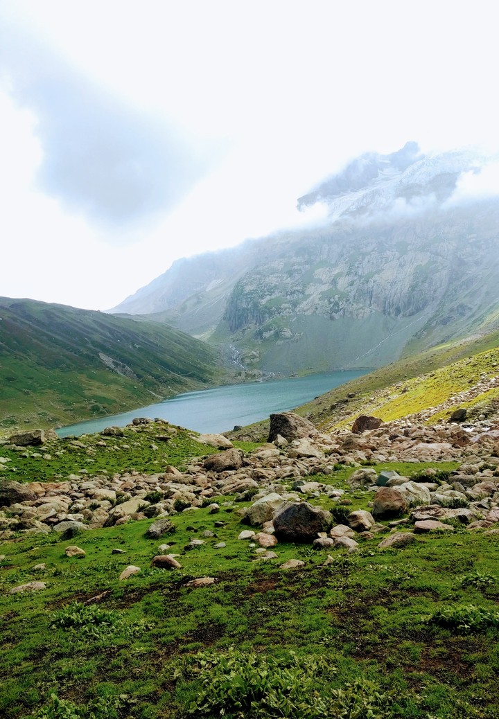 Lake between Mountains