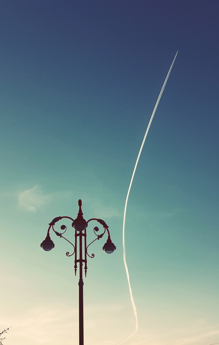 airplane in sky