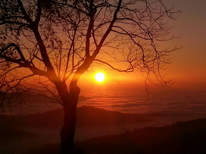Sonnenuntergang im Südschwarzwald