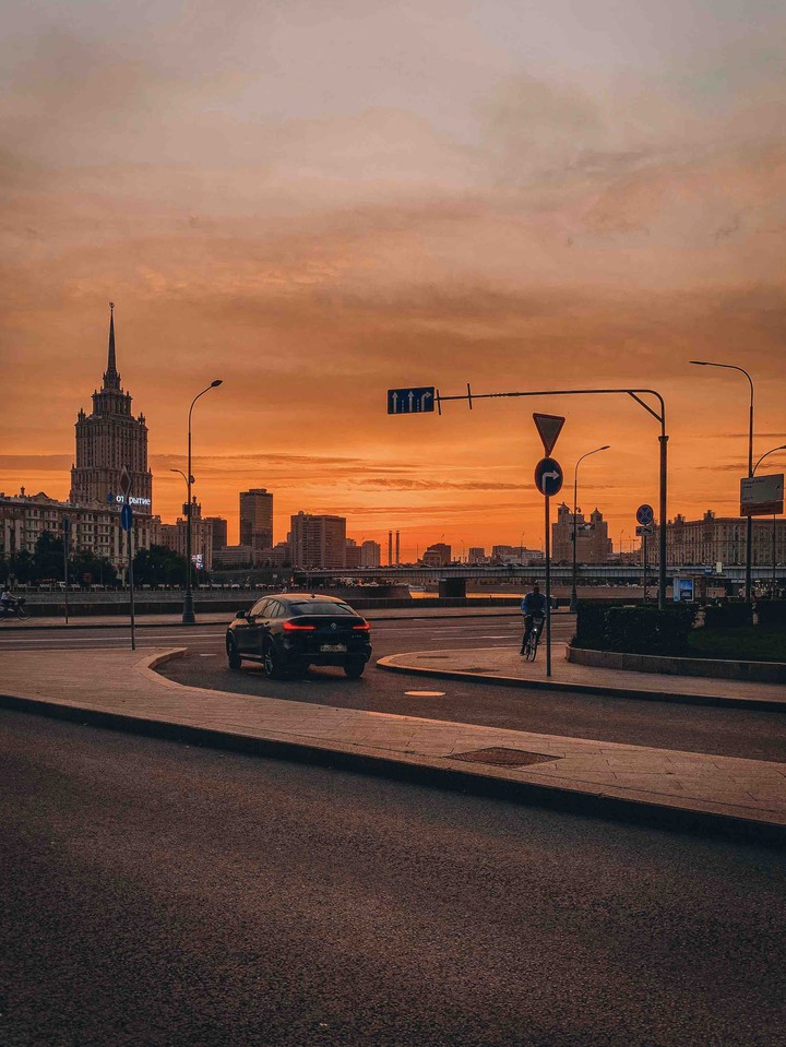 city sunset