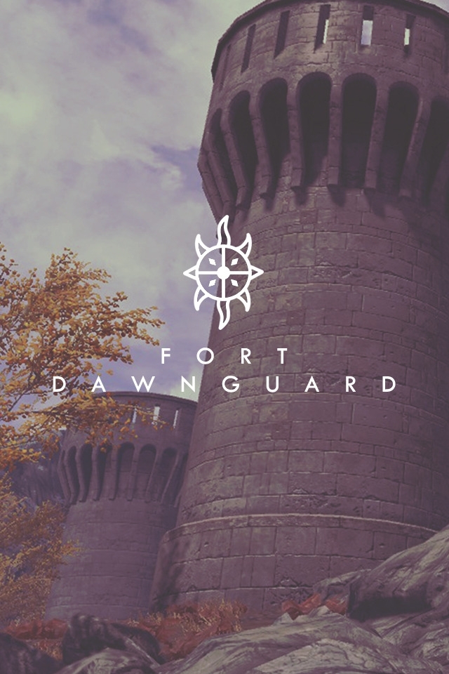 The elder scrolls wallpapers: Fort Dawnguard.