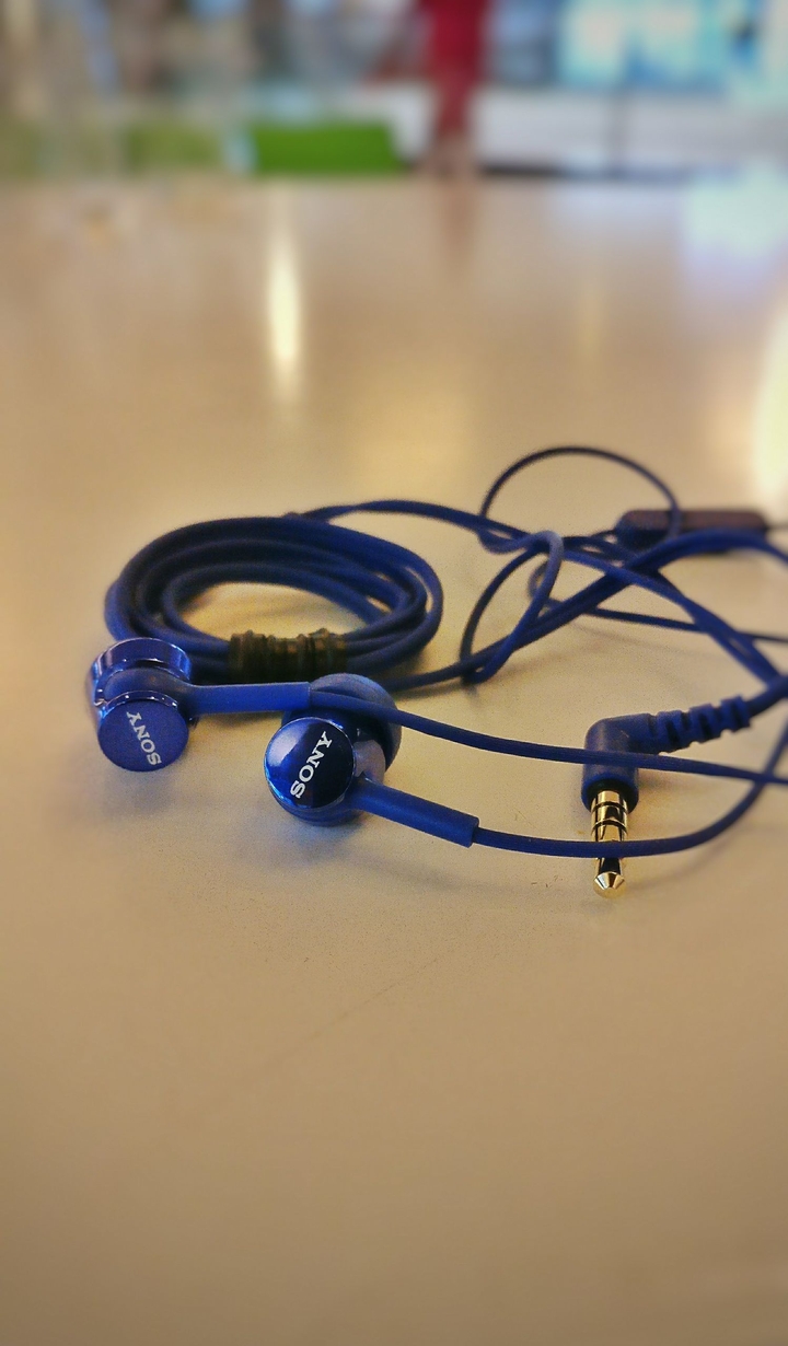 Blue Headphone