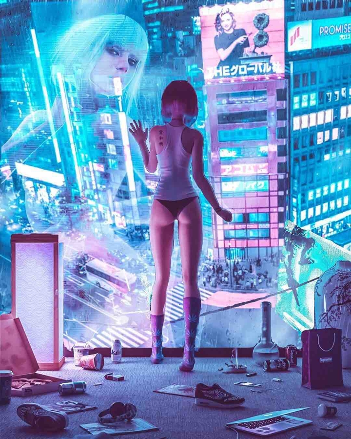 New girl cyberpunk