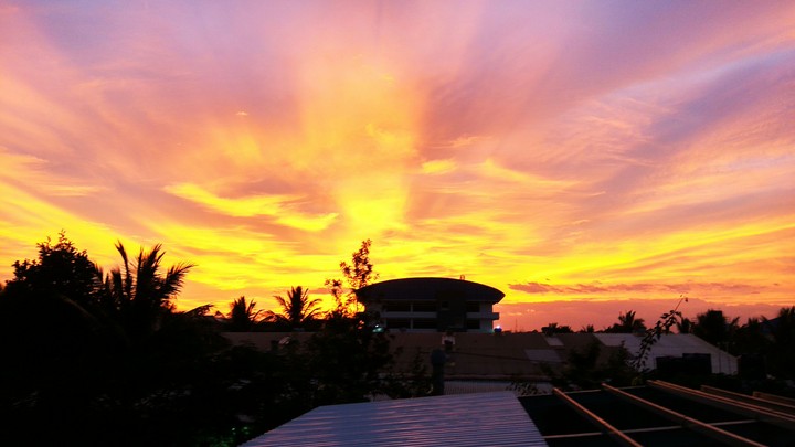 sunset@evening