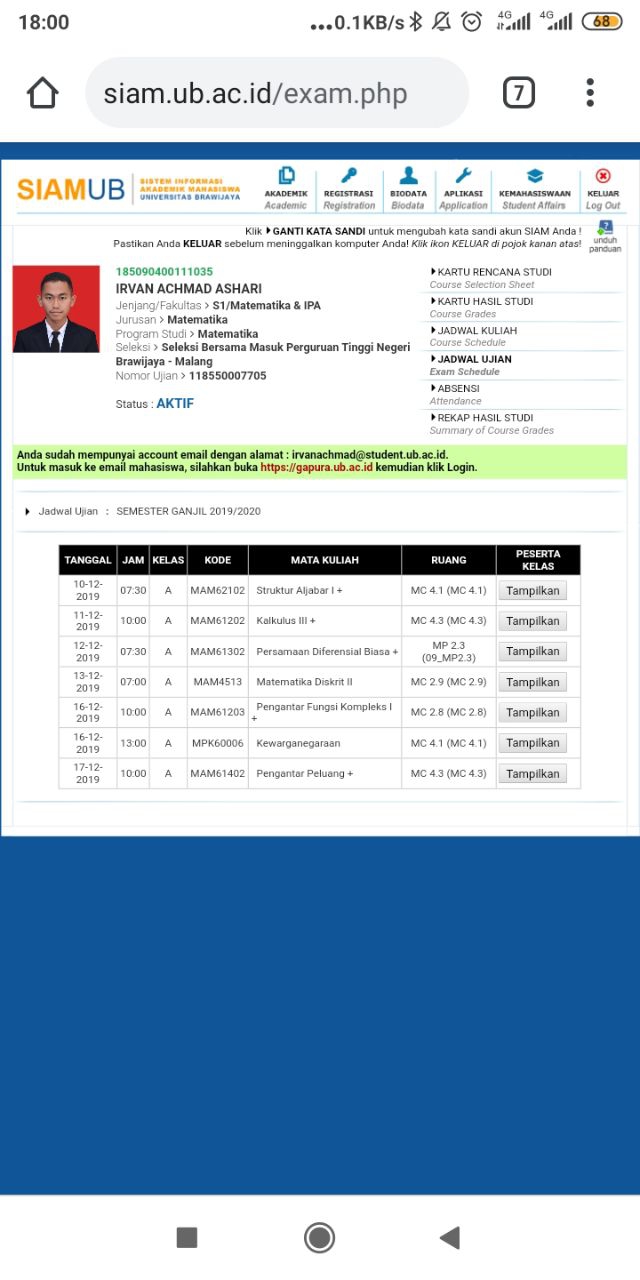 JADWAL