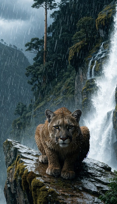 sfondi pumas, carnivores
