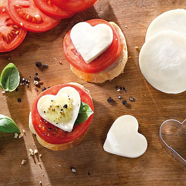 Tomate mit Mozzarella