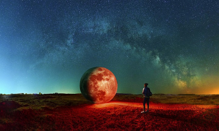 Moon on Earth Fiction