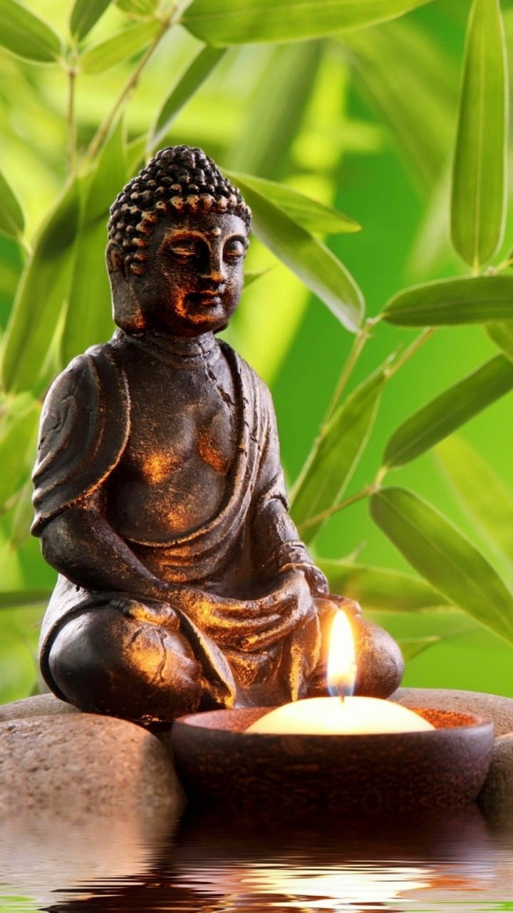 Buddha and Candle