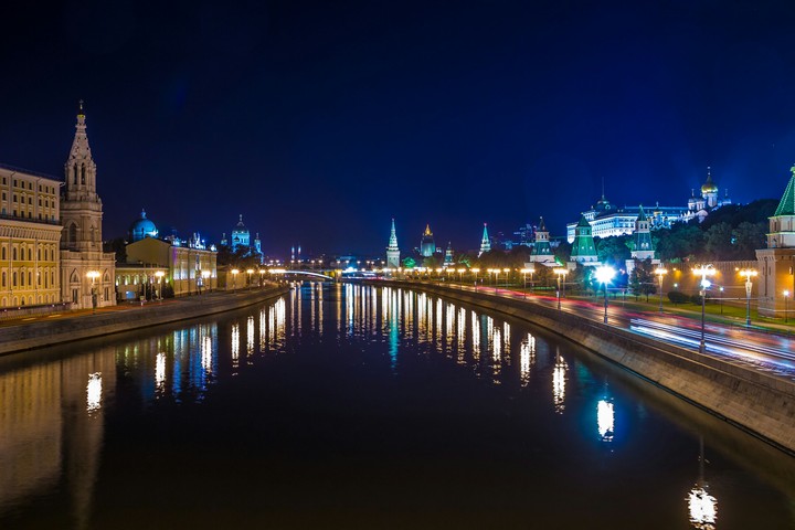The beauty of the Moscow night.