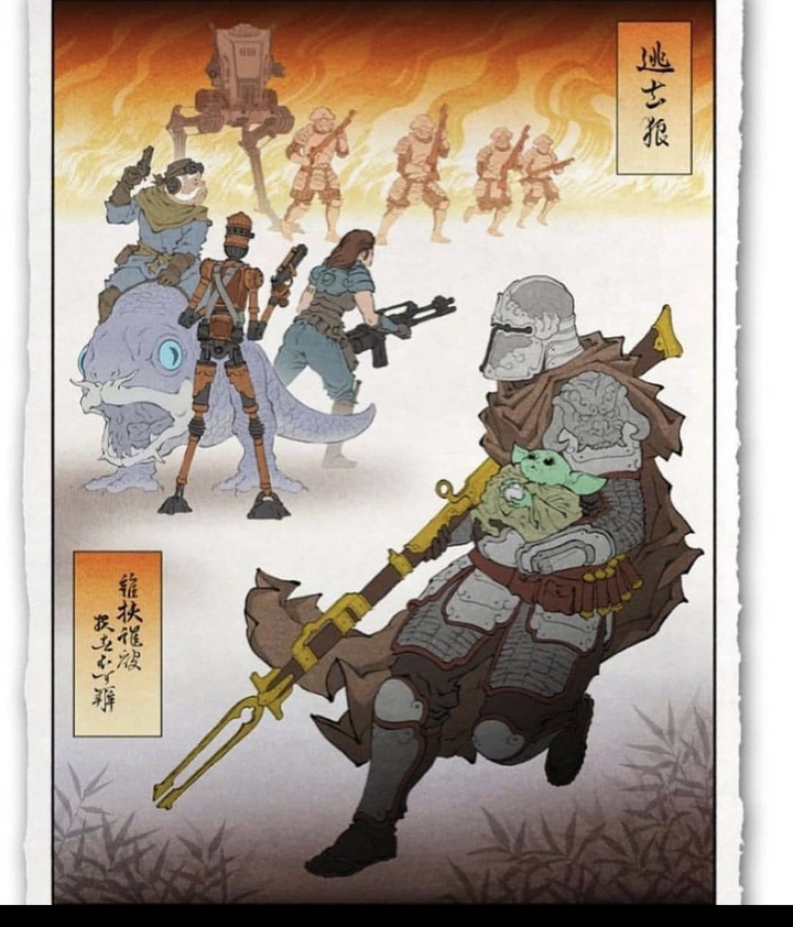 Mandolorian Samurai