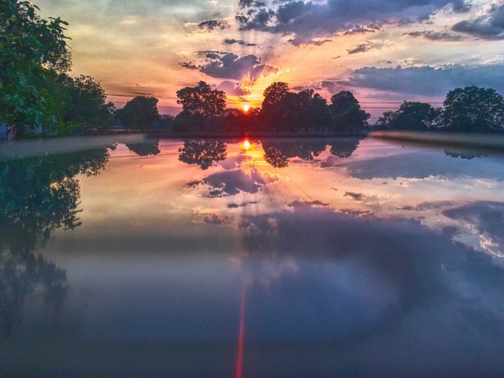 Amazing Sunset Reflection