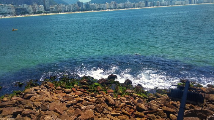Visão do forte de Copacabana