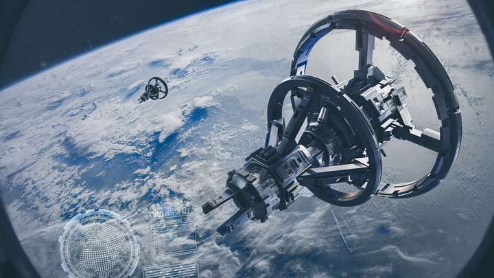 earth satellite space