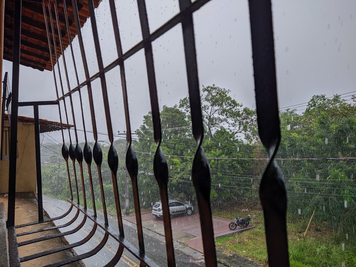 Observando a chuva cair