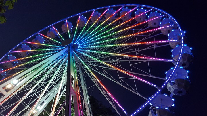 Colorfull ferris wheel
