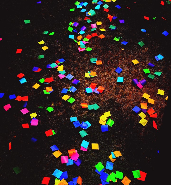 scattered rainbow