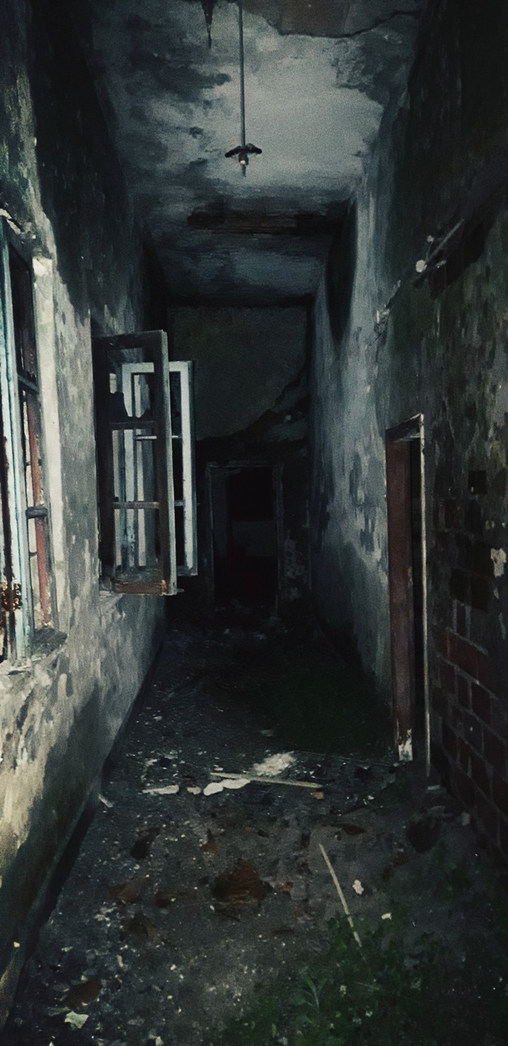 Really creepy abandoned corridor
