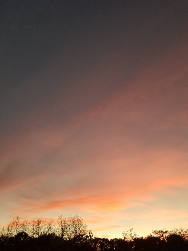 Sunrise in the countryside
