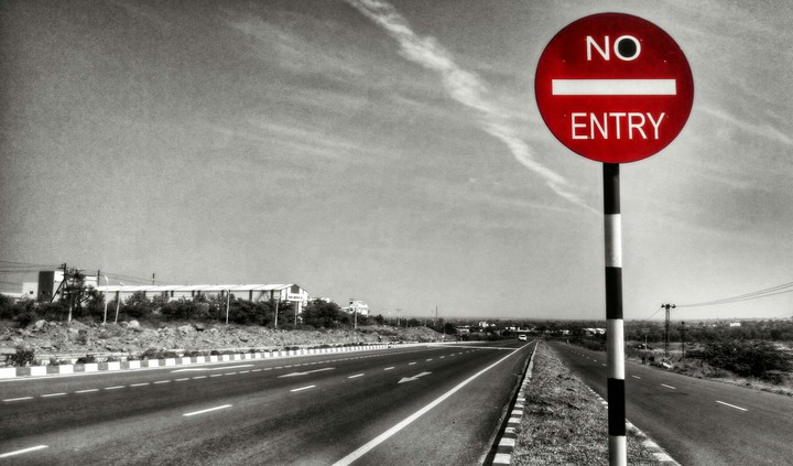 no entry