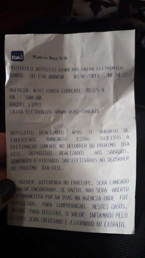 conta itau