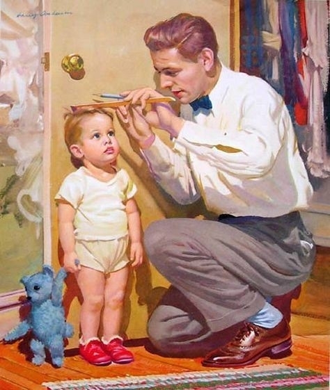 dad's attention