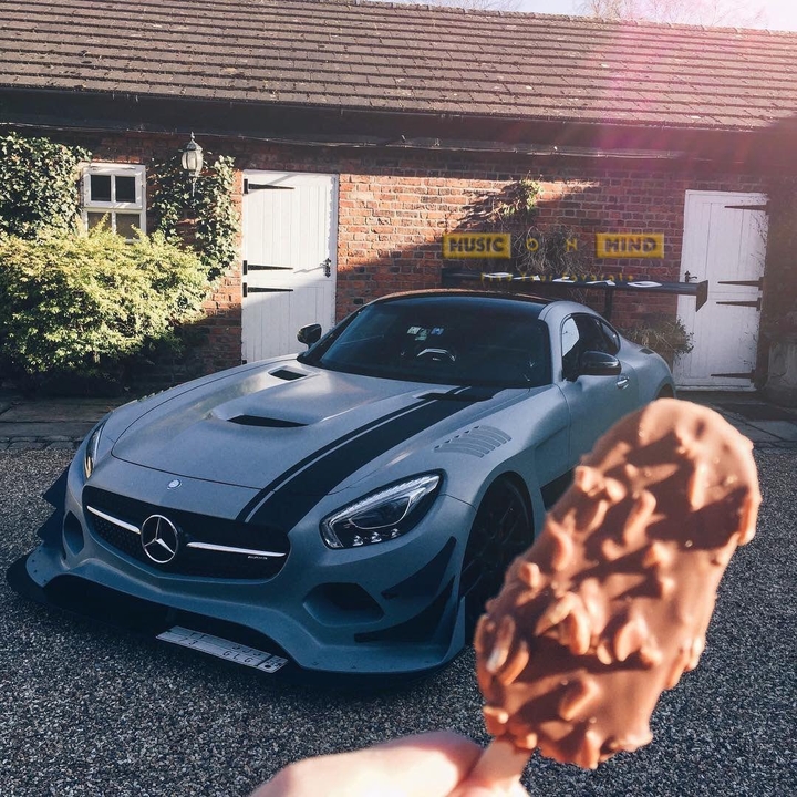 ice cream , benz