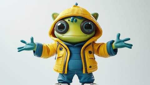 Cartoon Character Monster