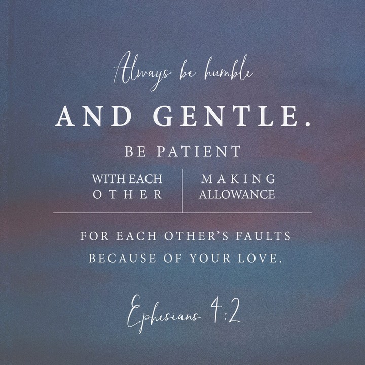 humble and gentle