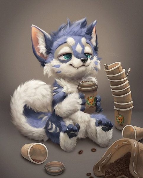 blue foxy