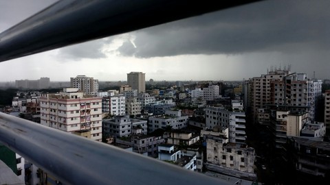 Cloudy city