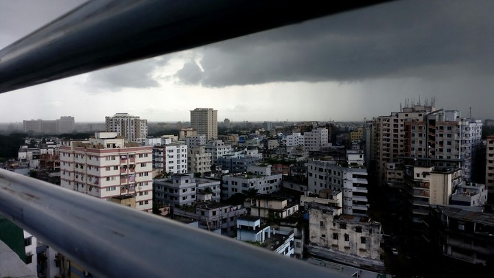 Cloudy city